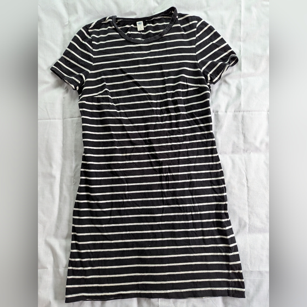 Black & White Striped Dress